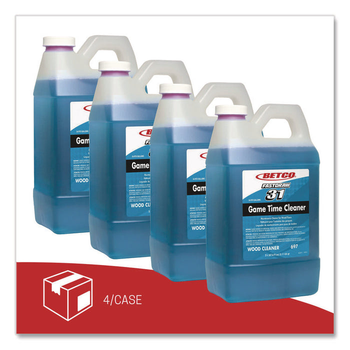 Floor Cleaner, Unscented, 2 L Bottle, 4/Carton