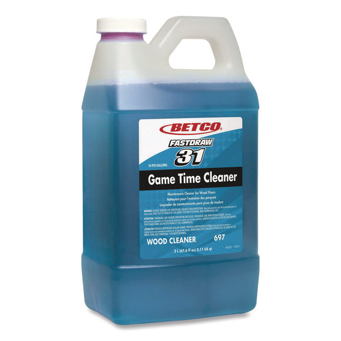 Floor Cleaner, Unscented, 2 L Bottle, 4/Carton