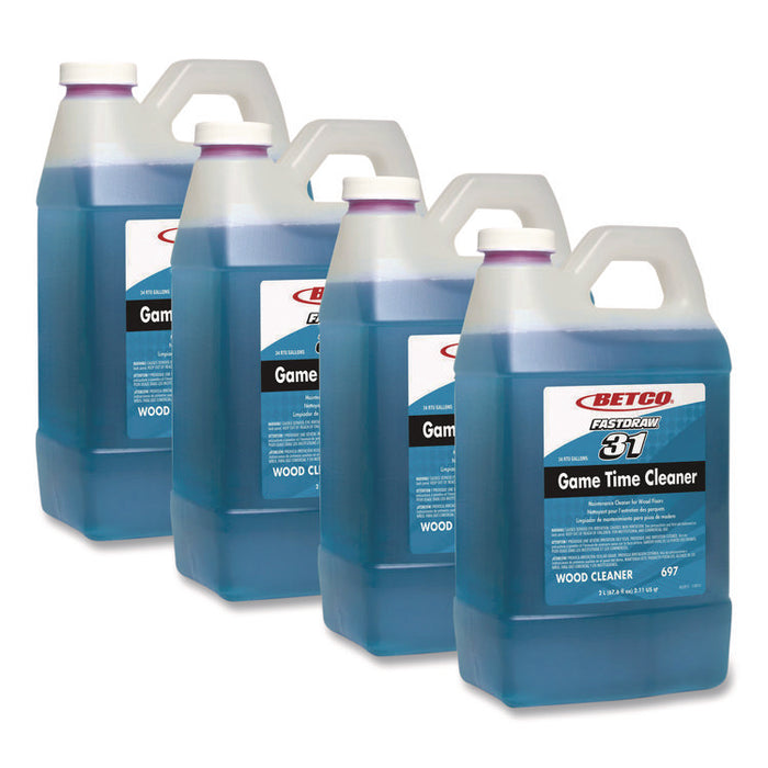Floor Cleaner, Unscented, 2 L Bottle, 4/Carton