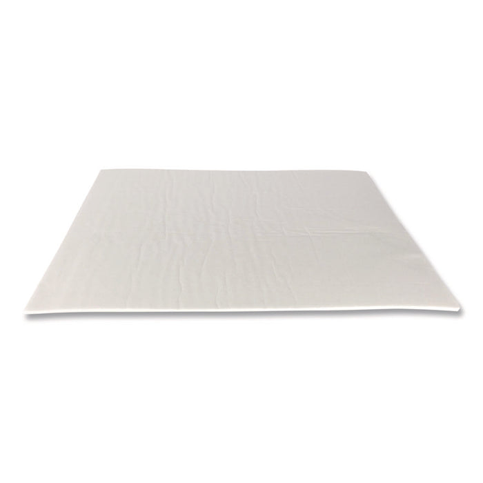 Mighty Mat Heavy Absorbent Pads, Stay Put Backing, 18 gal, 16 x 18, 100/Box