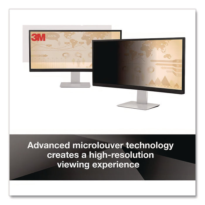 Frameless Blackout Privacy Filter for 23" Widescreen Flat Panel Monitor, 16:9 Aspect Ratio, Black