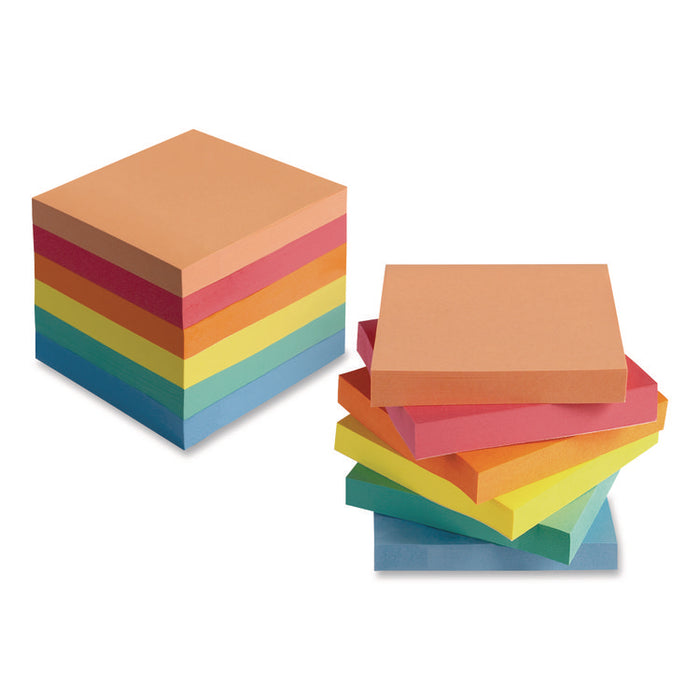 Ultra Sticky Note Pads, 3" x 3", Assorted, 100 Sheets/Pad, 24 Pads/Pack