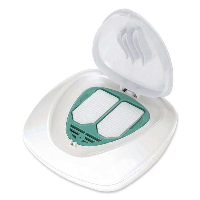 Waterless Tabletop Vaporizer Plus,1.9 x 5.3 x 7.5, White/Mint Green