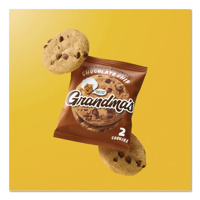 Cookies - Single Serve, Chocolate Chip, 2.5 oz Packet, 60/Carton