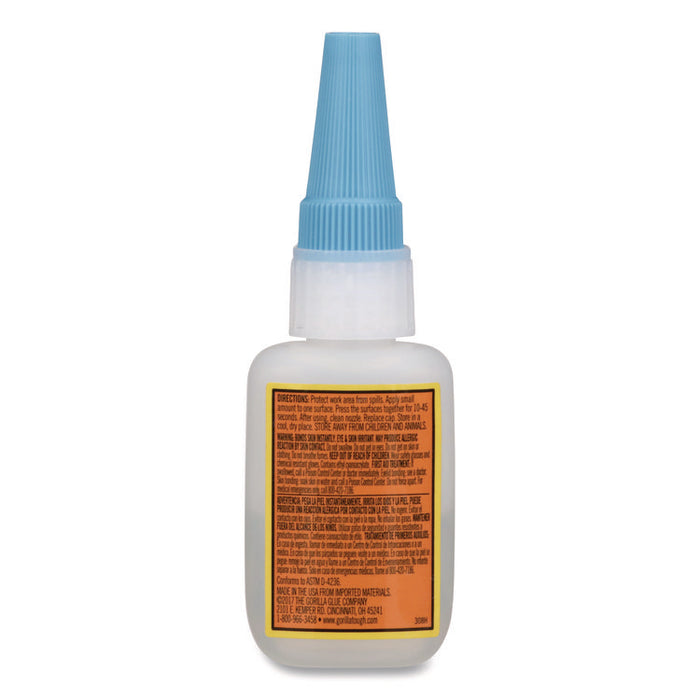 Super Glue, 0.53 oz, Dries Clear, 4/Carton