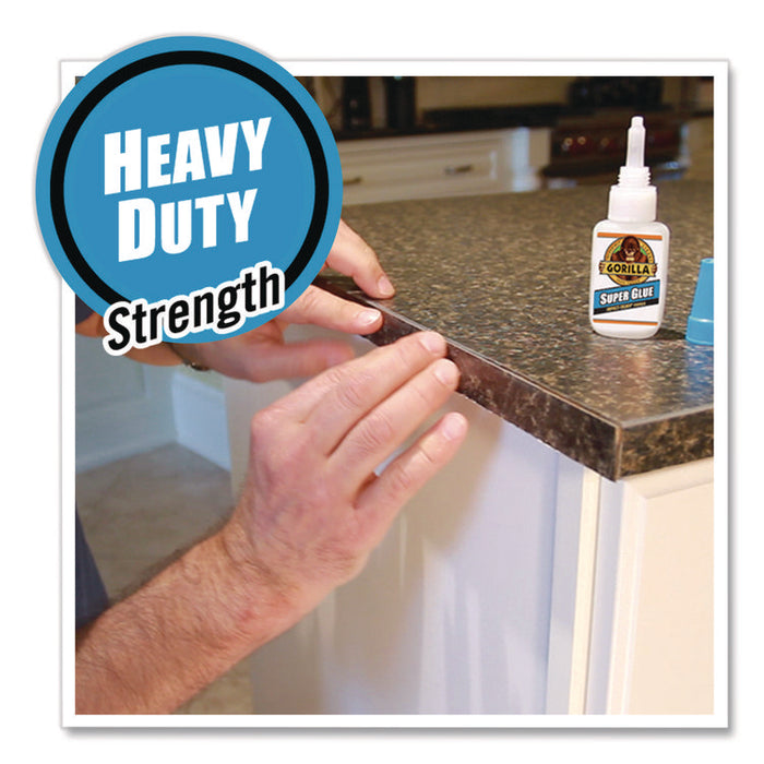 Super Glue, 0.53 oz Bottle, Dries Clear
