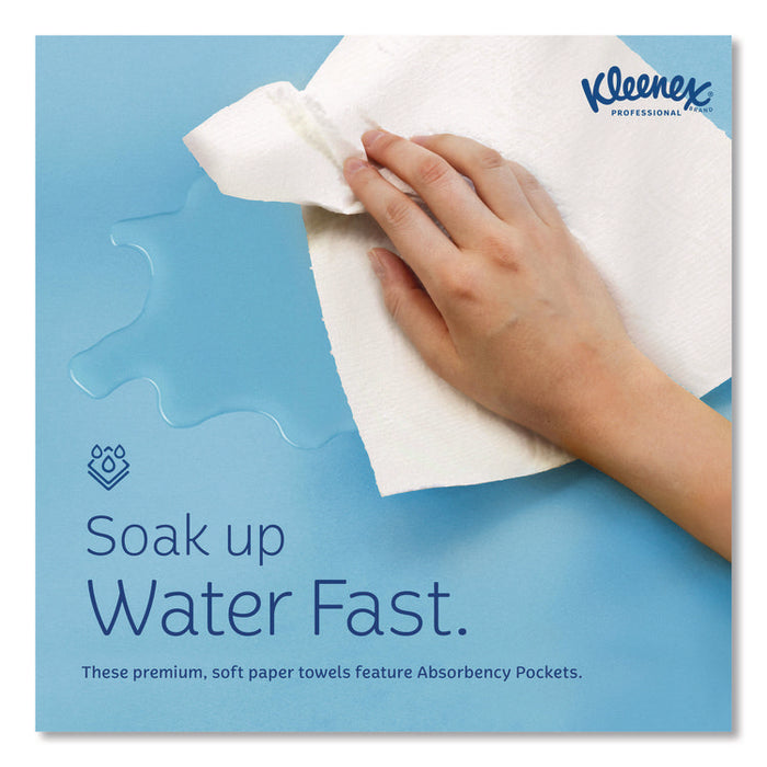 Hand Towels, POP-UP Box, Cloth, 1-Ply, 9 x 10.5, Unscented, White, 120/Box, 18 Boxes/Carton