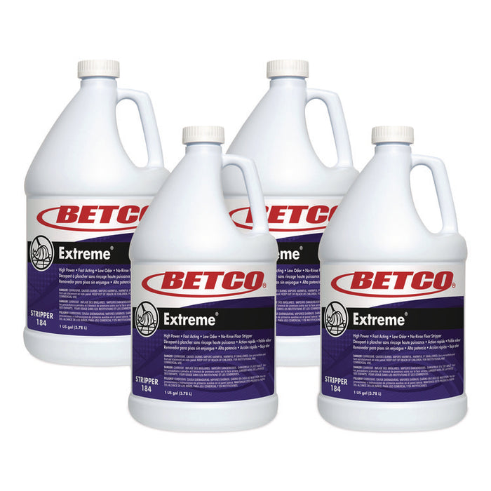 Extreme Floor Stripper, 1 gal Bottle, 4/Carton