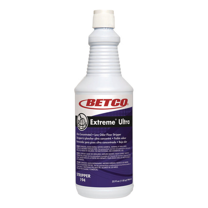 Extreme Floor Stripper, 32 oz Bottle, 12/Carton