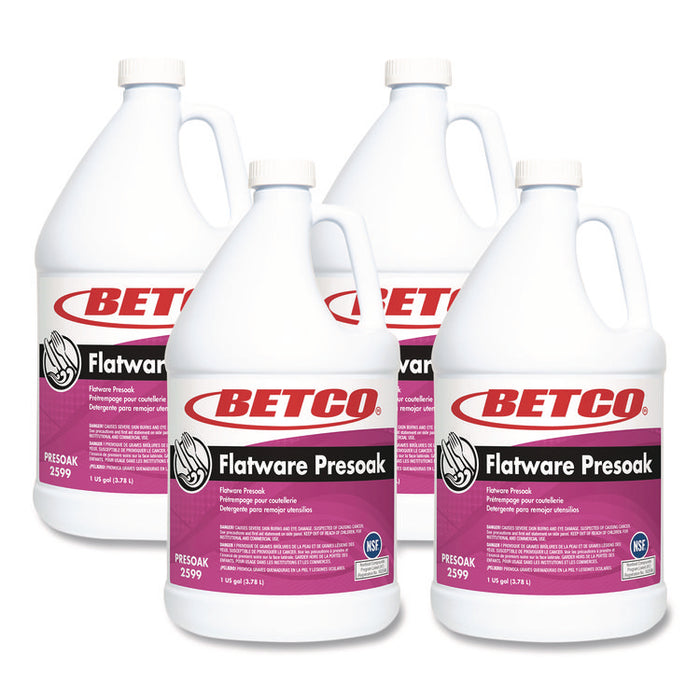 Flatware Presoak 1 gal Bottle, 4/Carton