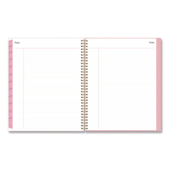 Mimi Pink Weekly/Monthly Planner, Floral Artwork, 11 x 8.5, Pink/Blue/Rose Cover, 12-Month (Jan to Dec): 2026