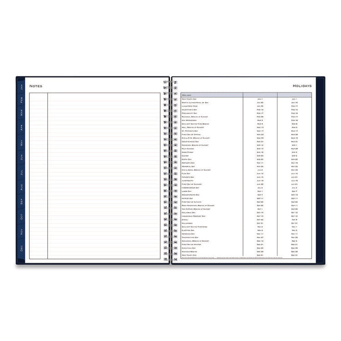 Passages Weekly Appointment Book and Monthly Planner, 11 x 8.5, Navy Cover, 12-Month (Jan to Dec): 2026