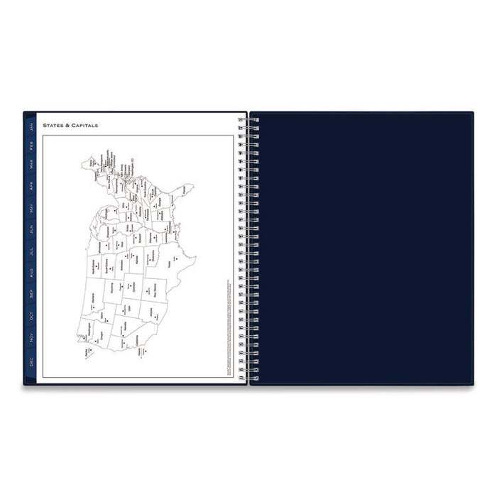 Passages Weekly Appointment Book and Monthly Planner, 11 x 8.5, Navy Cover, 12-Month (Jan to Dec): 2026