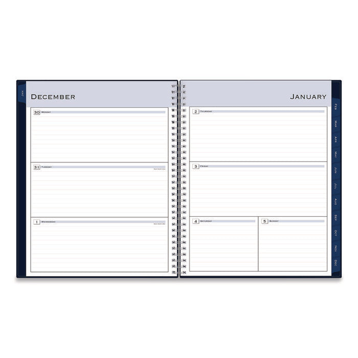Passages Weekly/Monthly Planner, 11 x 8.5, Navy Cover, 12-Month (Jan to Dec): 2026