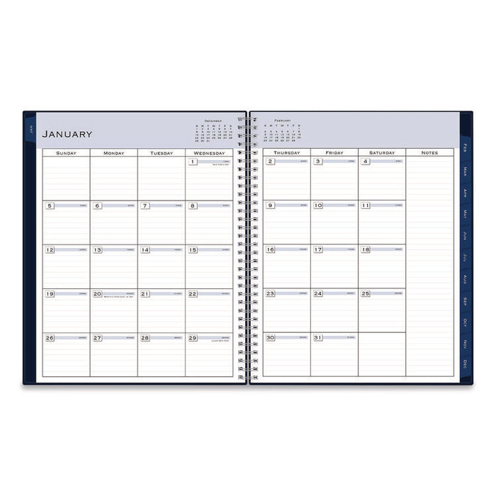 Passages Weekly/Monthly Planner, 11 x 8.5, Navy Cover, 12-Month (Jan to Dec): 2026