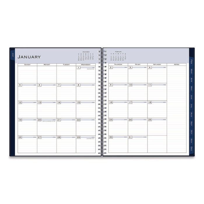 Passages Monthly Planner, 10 x 8, Navy Cover, 12-Month (Jan to Dec): 2026