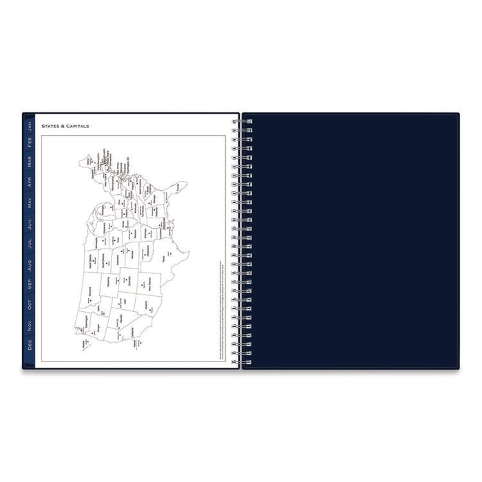 Passages Monthly Planner, 10 x 8, Navy Cover, 12-Month (Jan to Dec): 2026
