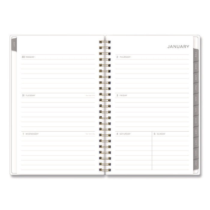 Mimosa Weekly/Monthly Planner, 8 x 5, Lemon Artwork, Yellow/Green/White Cover, 12-Month (Jan to Dec): 2026