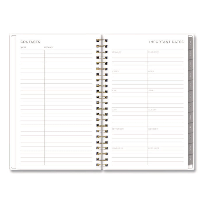 Mimosa Weekly/Monthly Planner, 8 x 5, Lemon Artwork, Yellow/Green/White Cover, 12-Month (Jan to Dec): 2026
