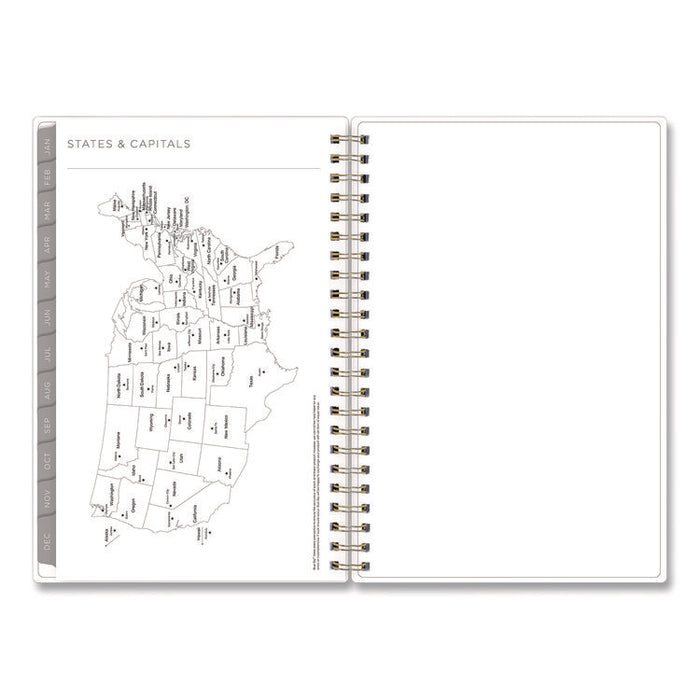 Mimosa Weekly/Monthly Planner, 8 x 5, Lemon Artwork, Yellow/Green/White Cover, 12-Month (Jan to Dec): 2026