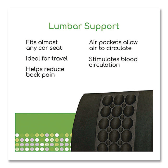 Back Support, 13.5 x 4 x 13.8, Black