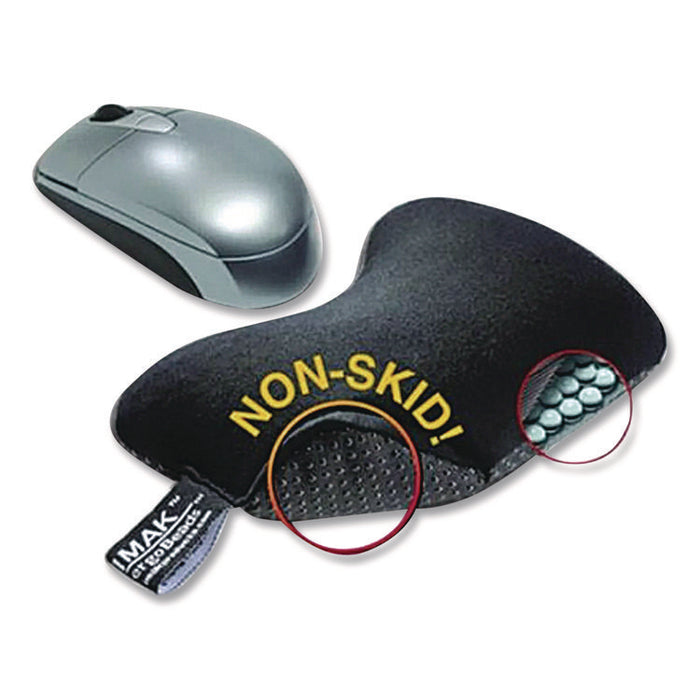 Nonskid Mouse Wrist Cushion, 7 x 5.3, Black