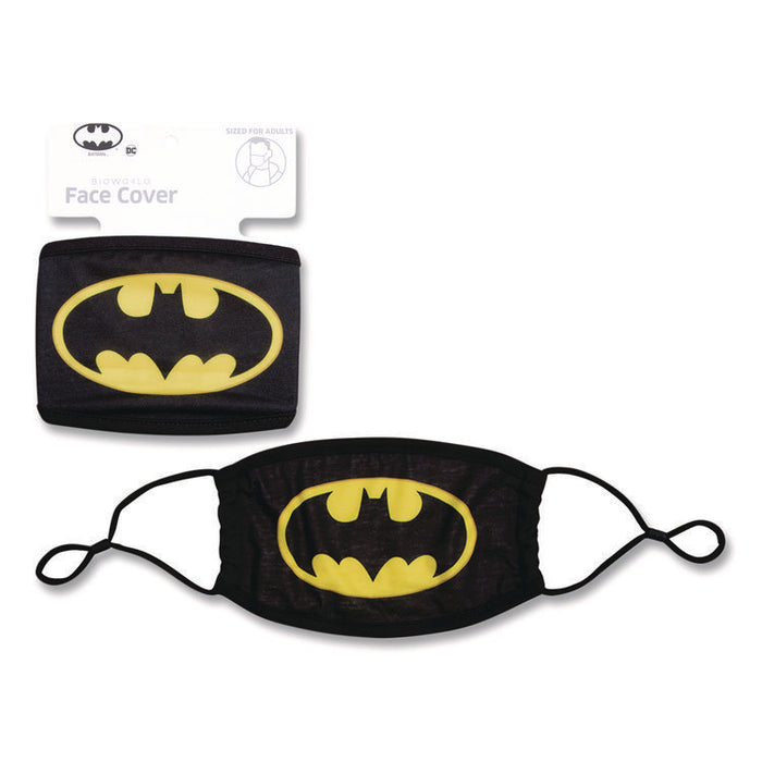 Cloth Face Mask, Cotton/Polyester/Spandex, Adult, Batman Logo Print