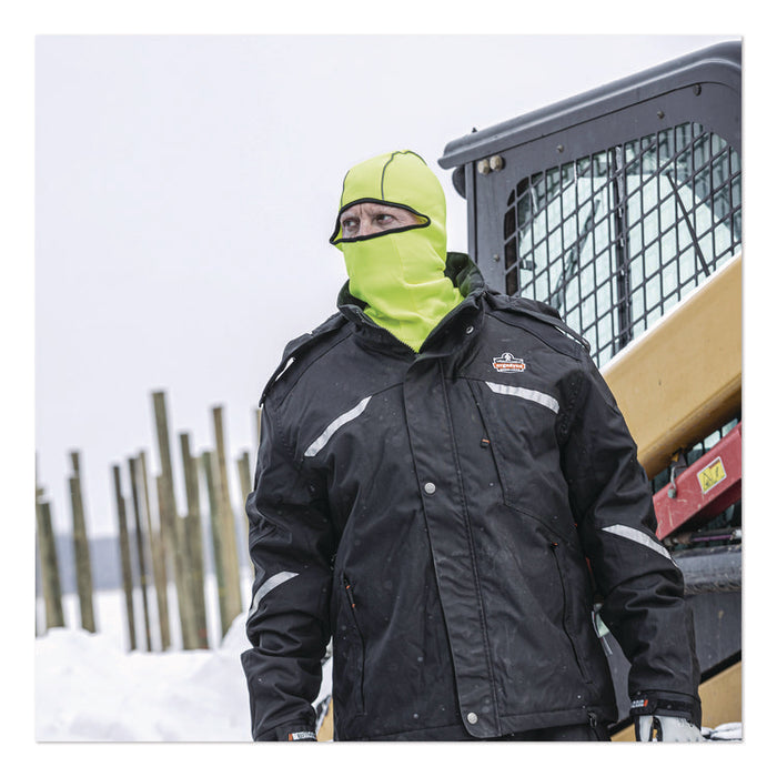 N-Ferno 6821 Fleece Balaclava Face Mask, One Size Fits Most, Lime
