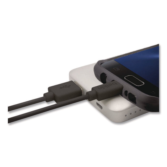 MIXIT Micro USB ChargeSync Cable, 4 ft, Black