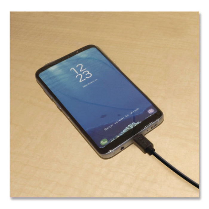 MIXIT Micro USB ChargeSync Cable, 4 ft, Black