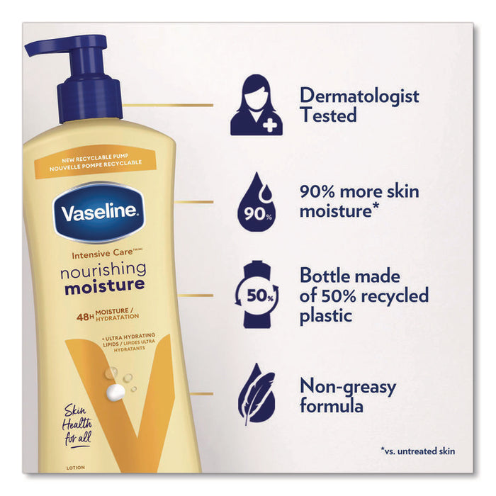Intensive Care Nourishing Moisture Body Lotion, 20.3 oz Pump Bottle, 4/Carton