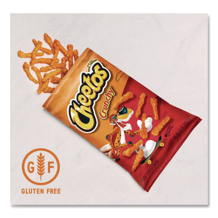 Crunchy Cheese Flavored Snacks, Flamin' Hot, 2 oz Bag, 64/Carton