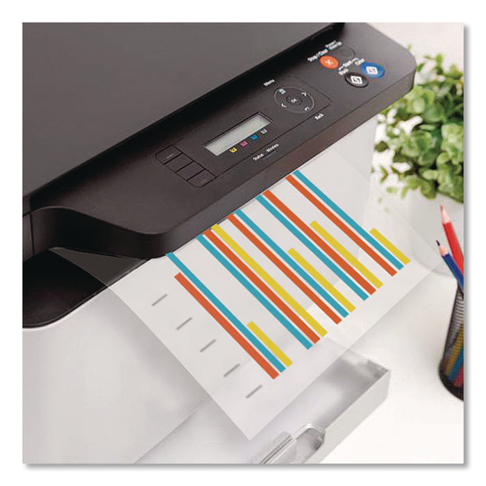 Plain Paper Transparency Film, 8.5 x 11, Black on Clear, 100/Box