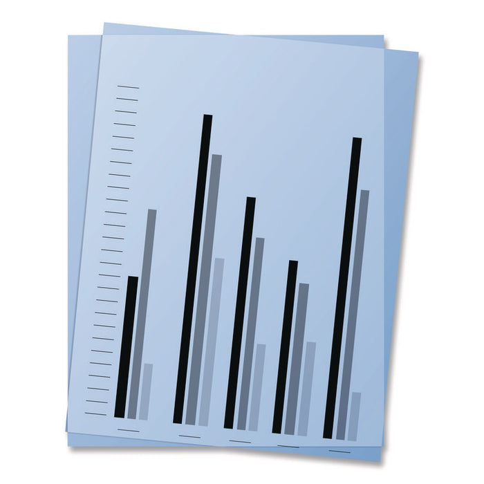 Plain Paper Transparency Film, 8.5 x 11, Black on Clear, 100/Box