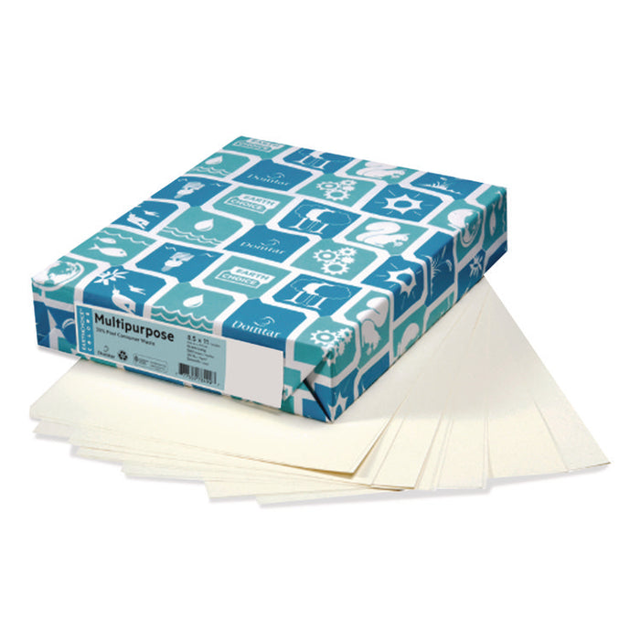 EarthChoice Cover Stock, Index, 96 Bright, 110 lb Index Weight, 8.5 x 11, Bright White, 250/Pack