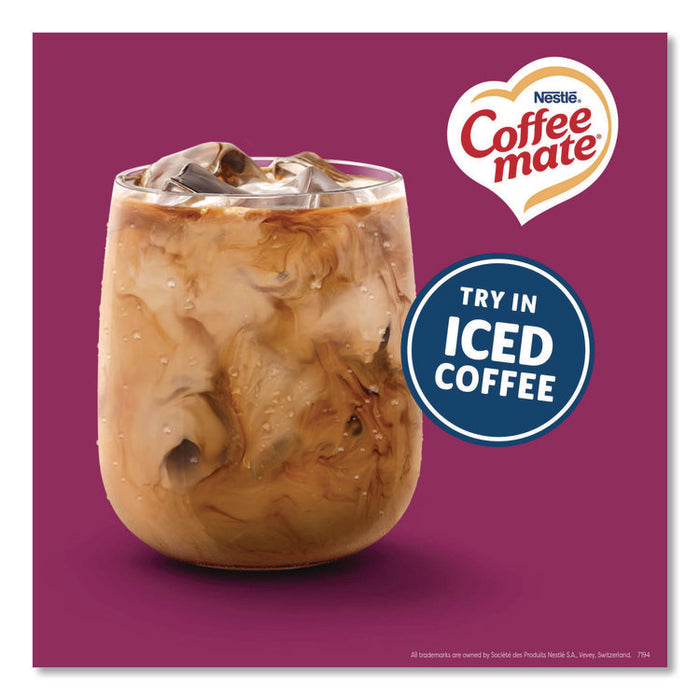 Liquid Coffee Creamer, Salted Caramel Chocolate, 0.38 oz Mini Cups, 50/Box