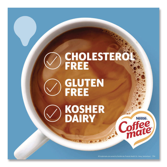 Liquid Coffee Creamer, Zero Sugar French Vanilla, 0.38 oz Mini Cups, 50/Box, 4 Boxes/Carton