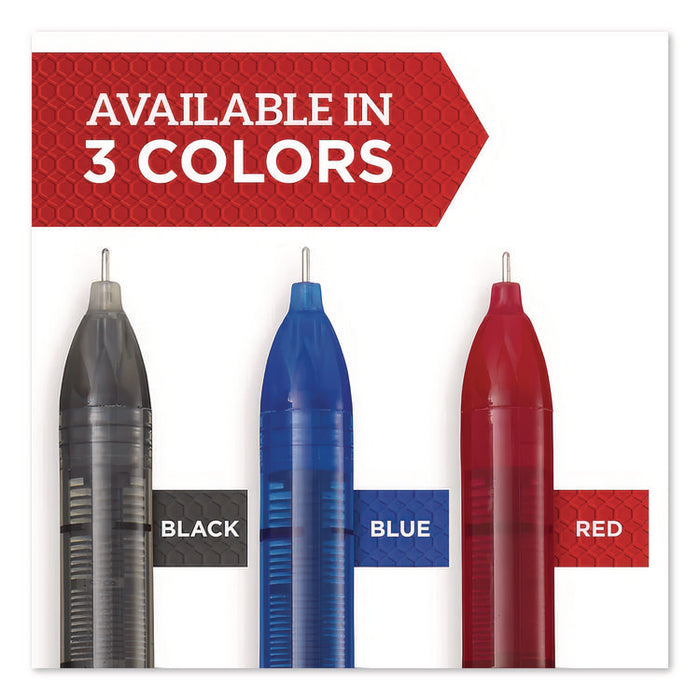 Professional Design Rollerball Pen, Stick, Fine 0.5 mm, Assorted Ink and Barrel Colors, 4/Pack