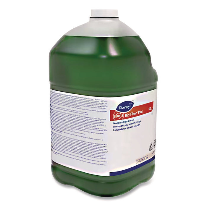 Suma Bio-Floor Cleaner, Unscented, Liquid, 1 gal Bottle, 4/Carton
