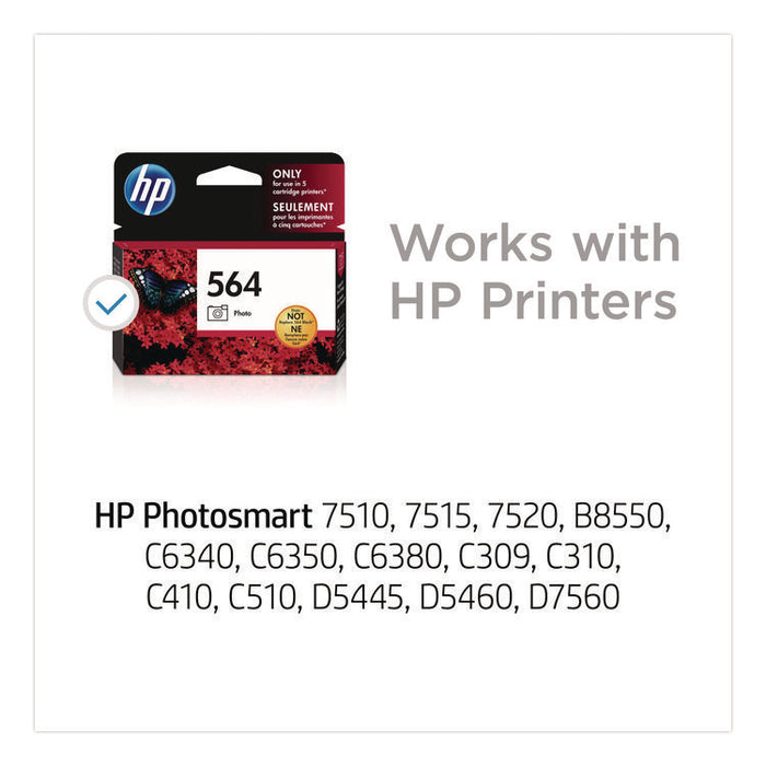 HP 564, (CB317WN) Photo Black Original Ink Cartridge