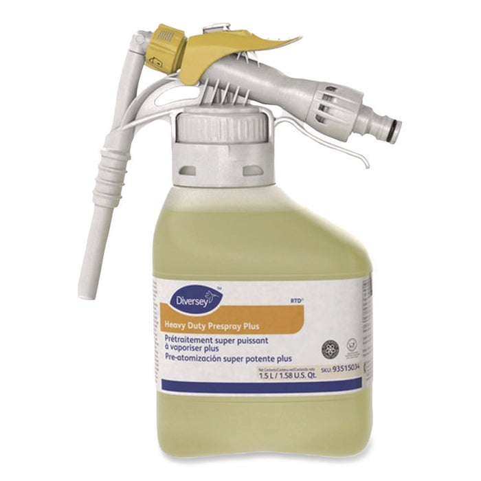 Floor Care Heavy Duty Pre-Spray Plus, RTD, Fruity Fresh Scent, 1.5 L Bottle, 2/Carton