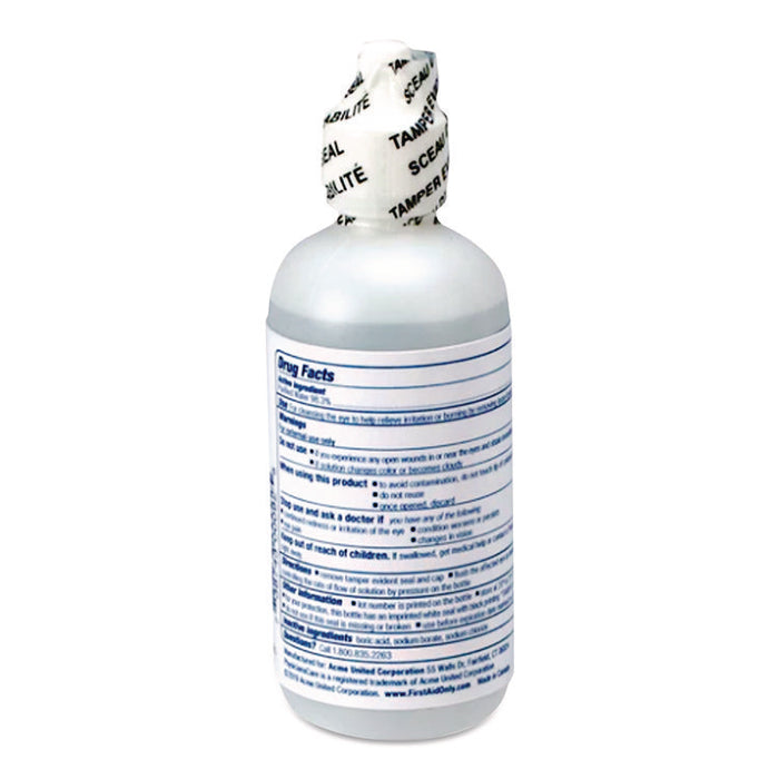 First Aid Refill Components Disposable Eye Wash, 4 oz Bottle