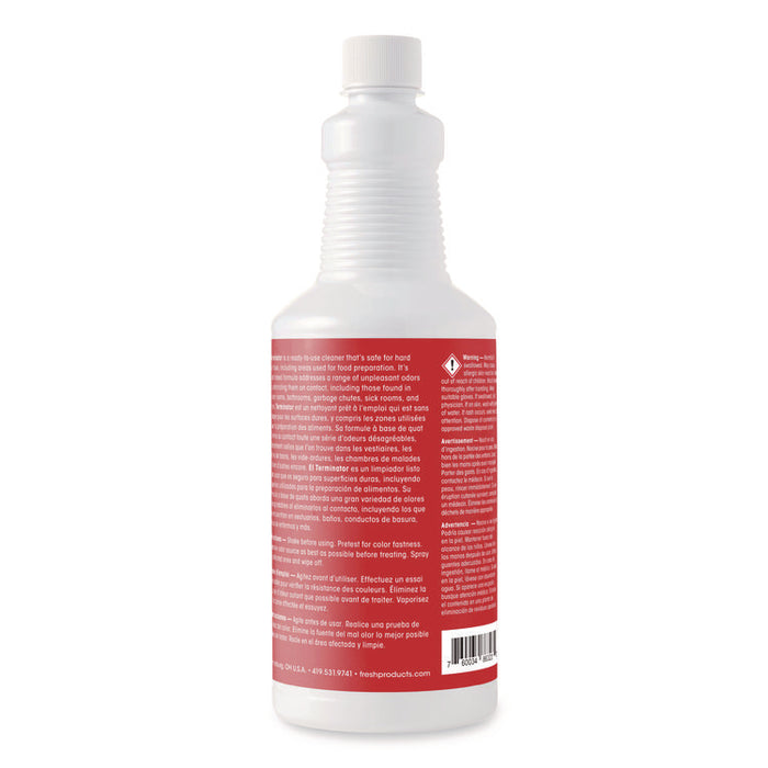 Terminator All-Purpose Cleaner/Deodorizer with (2) Trigger Sprayers, 32 oz Bottles, 12/Carton