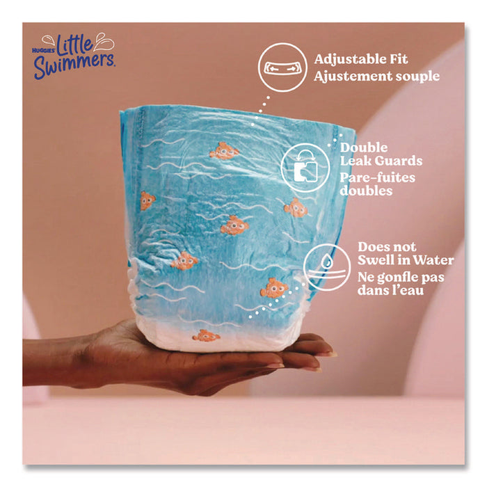 Little Swimmers, Size 3, 16 lbs to 26 lbs, 12/Pack, 8 Packs/Carton