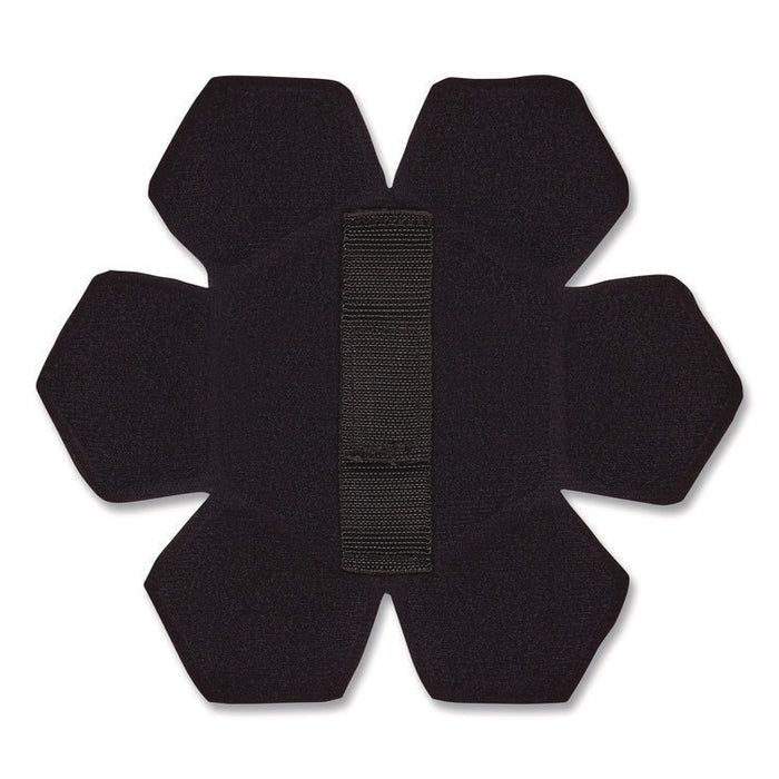 Chill-Its 6612 Hard Hat Cooling Top Pad, 6" dia, Blue, 3/Pack