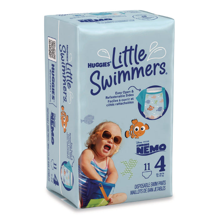 Little Swimmers, Size 4, 24 lbs to 34 lbs, 11/Pack, 8 Packs/Carton