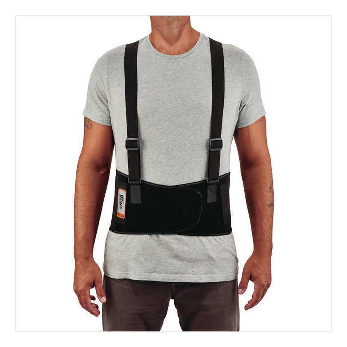 ProFlex 1650 Economy Elastic Back Support Brace, Small, 25" to 30" Waist, Black
