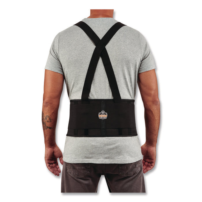 ProFlex 1650 Economy Elastic Back Support Brace, Large, 34" to 38" Waist, Black