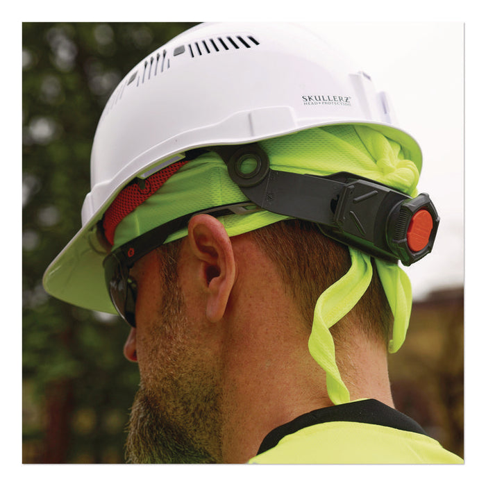 Chill-Its 6615 High-Performance Bandana Doo Rag with Terry Cloth Sweatband, One Size Fits Most, Lime