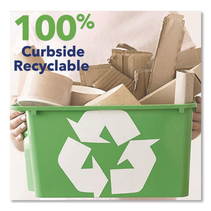 Curby Mailer Self-Sealing Recyclable Mailer, Paper Padding, Self-Adhesive, #2, 11.38 x 9.5, 30/Carton